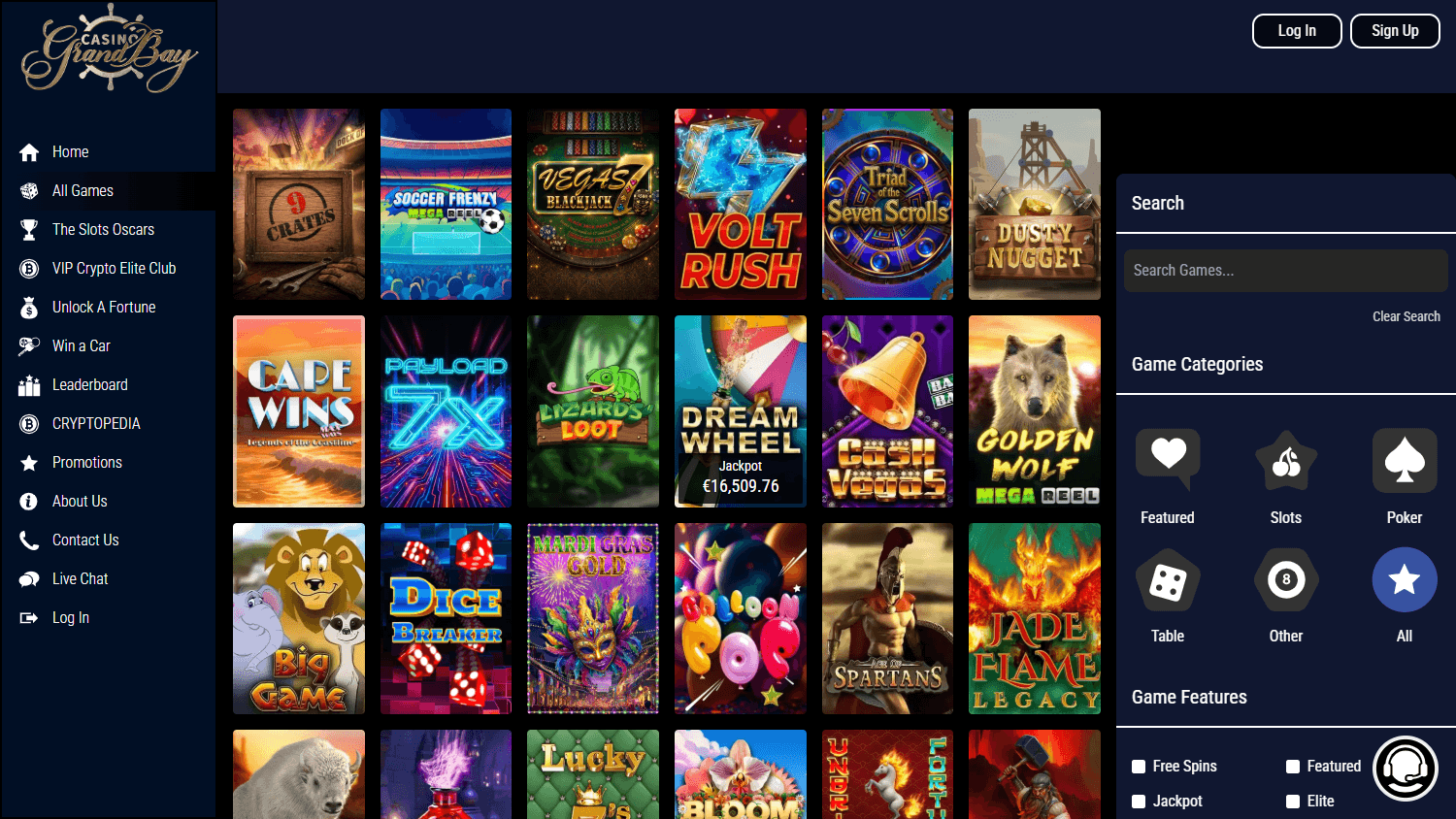 GrandBay_Casino_game_gallery_desktop