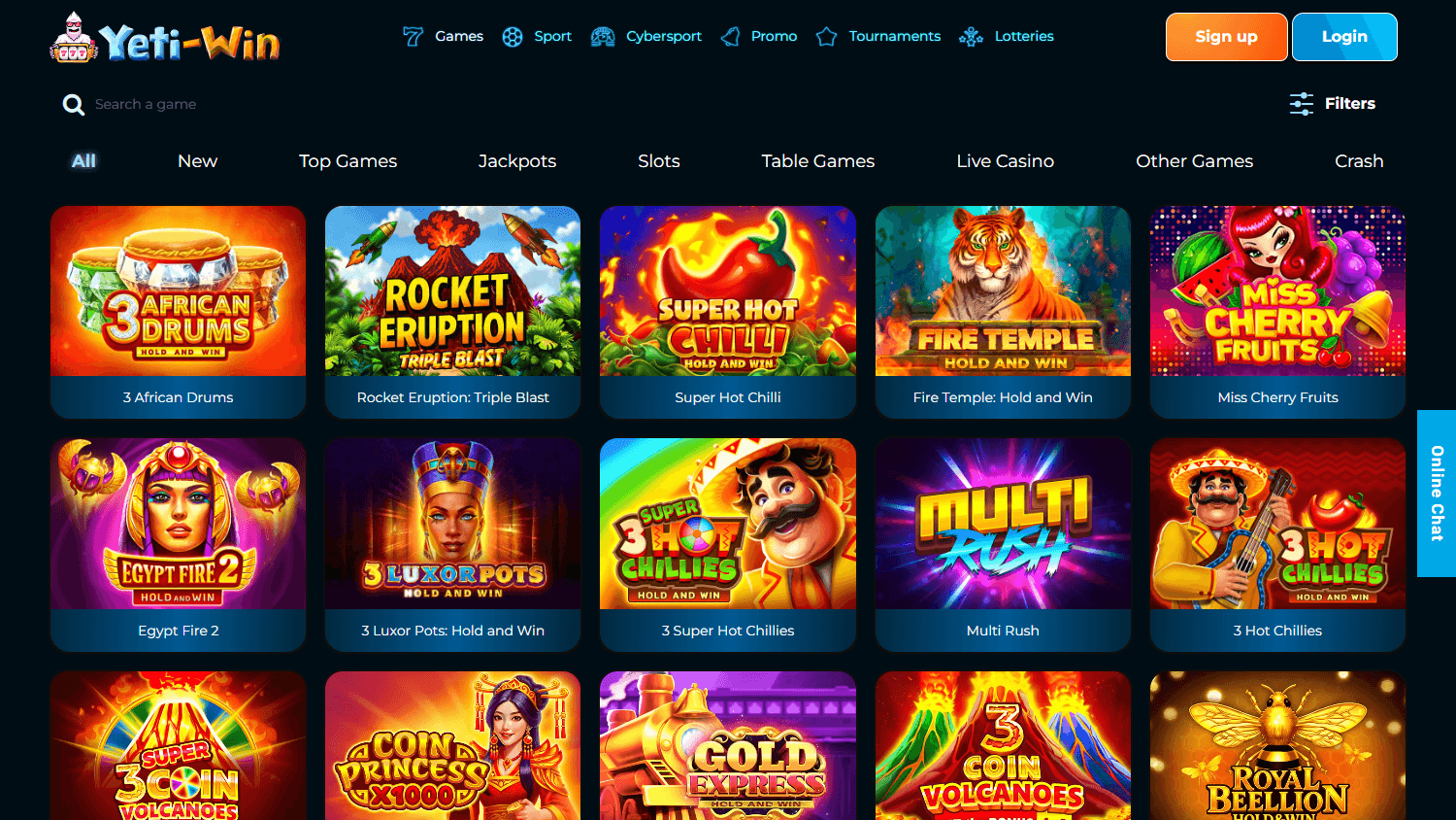 Yeti_Win_Casino_game_gallery_desktop