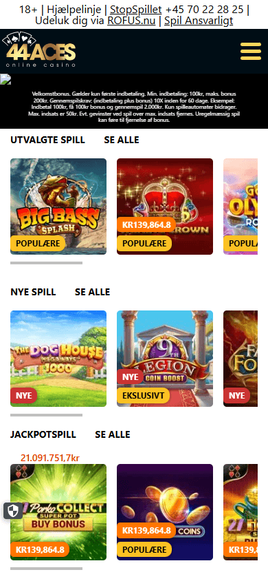 44Aces_Casino_DK_homepage_mobile