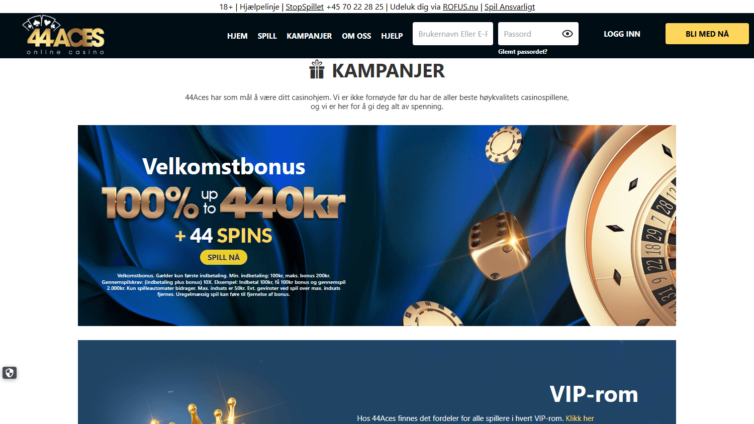 44Aces_Casino_DK_promotions_desktop