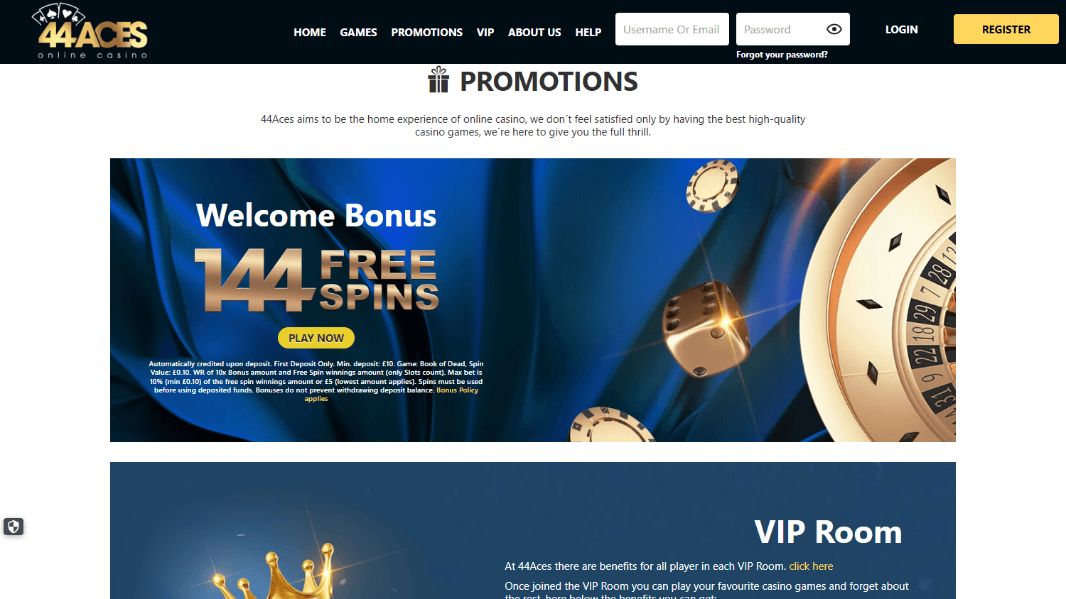 44Aces_Casino_UK_promotions_desktop