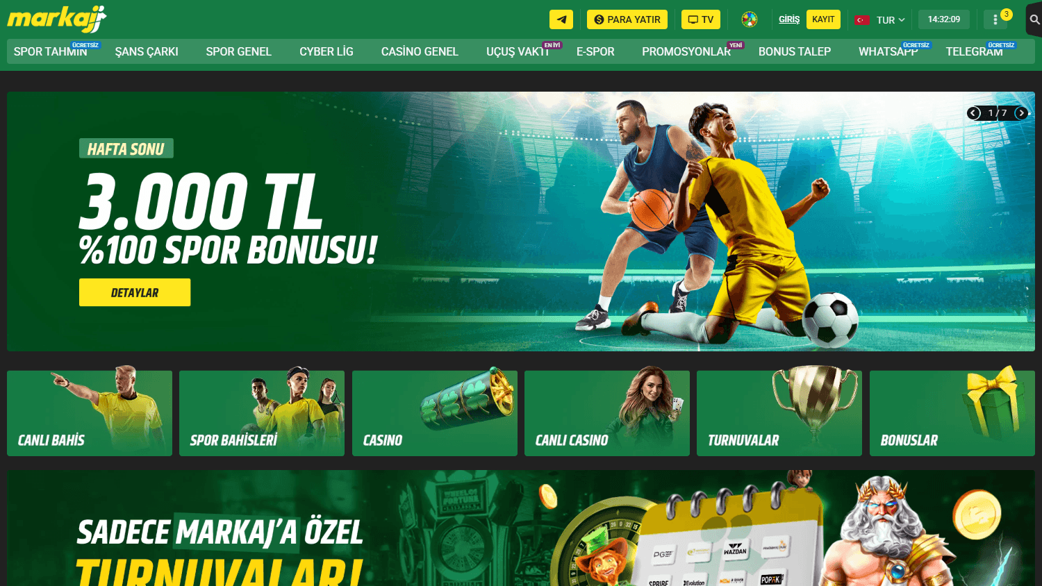 Markaj_Casino_homepage_desktop