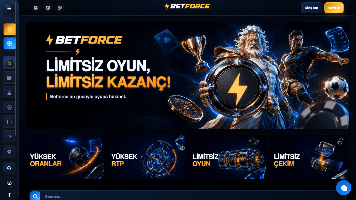 BetForce_Casino_homepage_desktop
