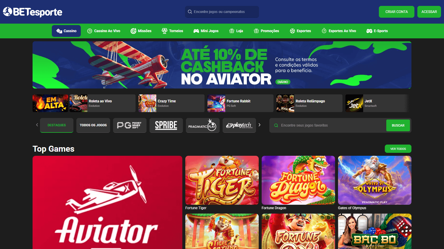 BETesporte_Casino_game_gallery_desktop