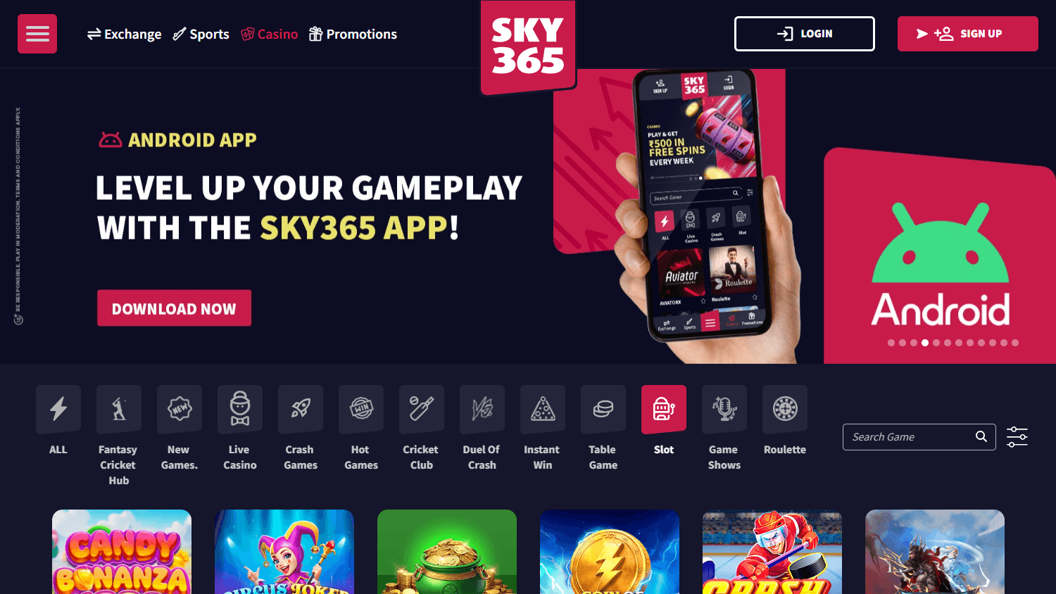 Sky365_Casino_game_gallery_desktop