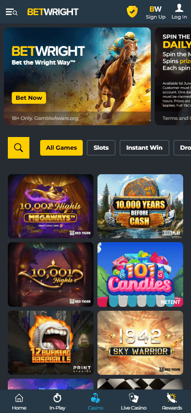 BetWright_Casino_game_gallery_mobile