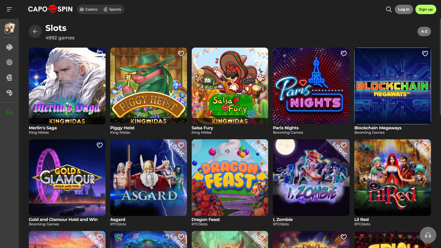 Capospin_Casino_game_gallery_desktop