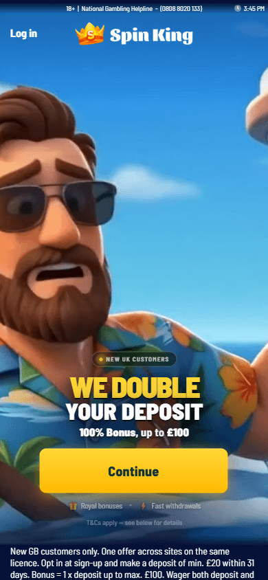 Spin_King_Casino_homepage_mobile