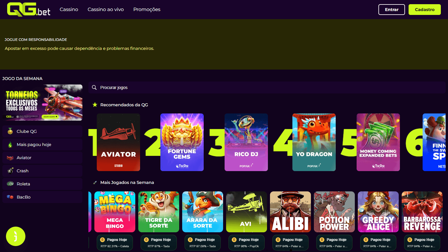 QGbet_Casino_homepage_desktop