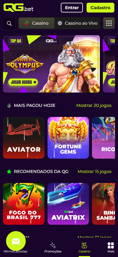 QGbet_Casino_homepage_mobile