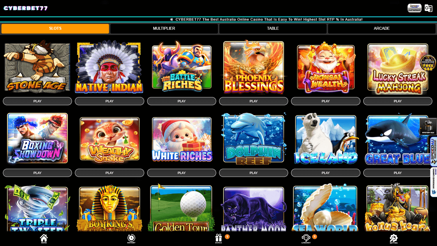 Cyberbet77_Casino_game_gallery_desktop