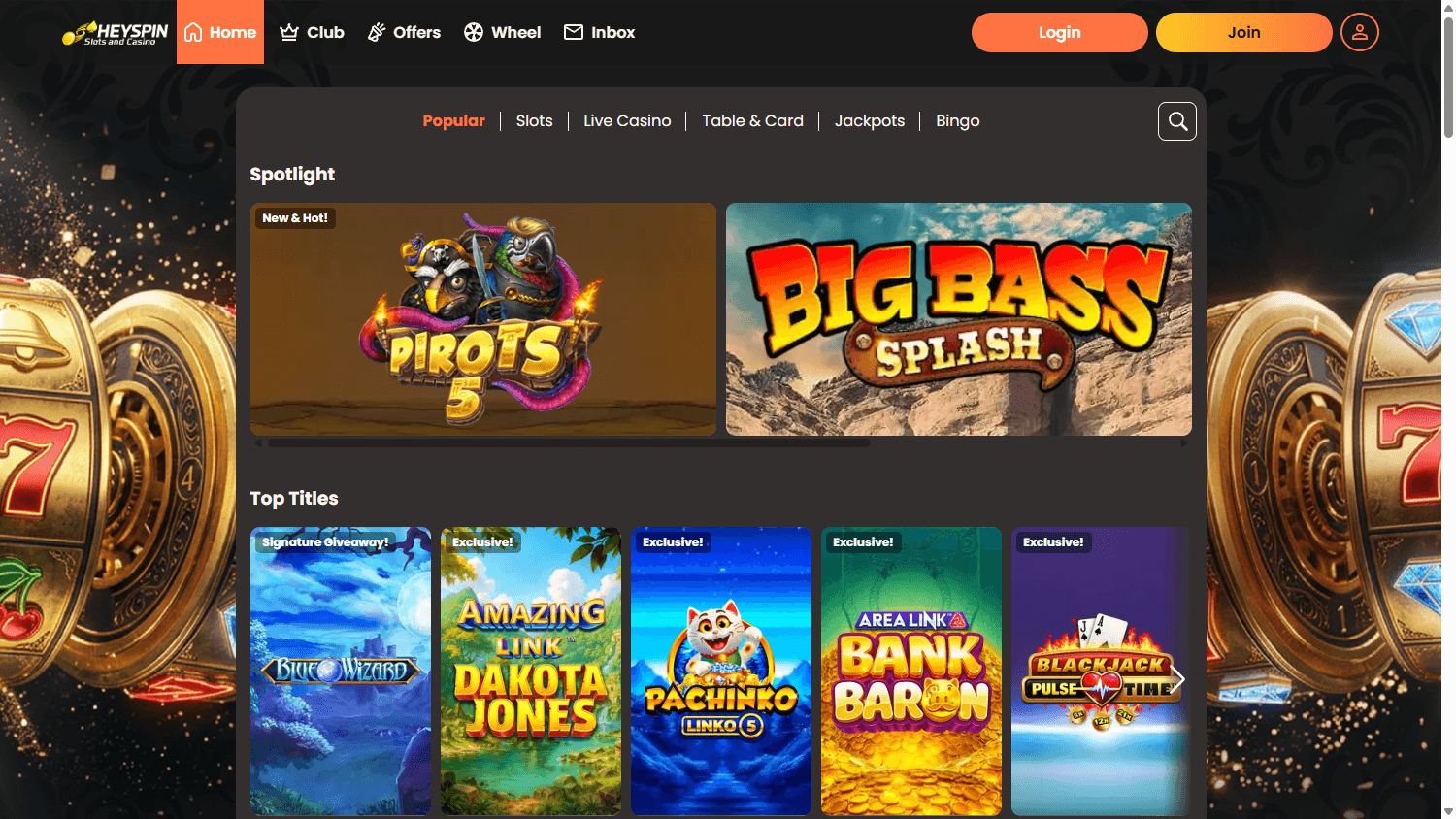 HeySpin_Casino_game_gallery_desktop