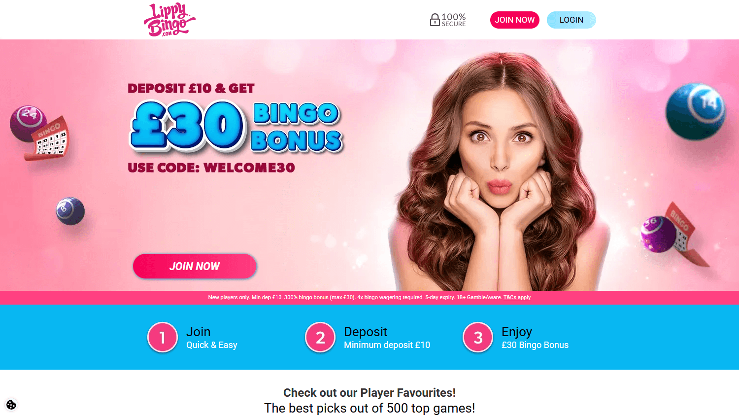 Lippy_Bingo_Casino_homepage_desktop