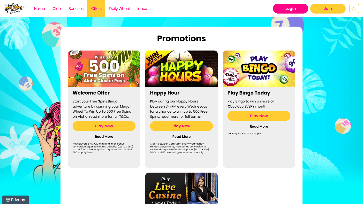 FreeSpinsBingo_Casino_IE_promotions_desktop
