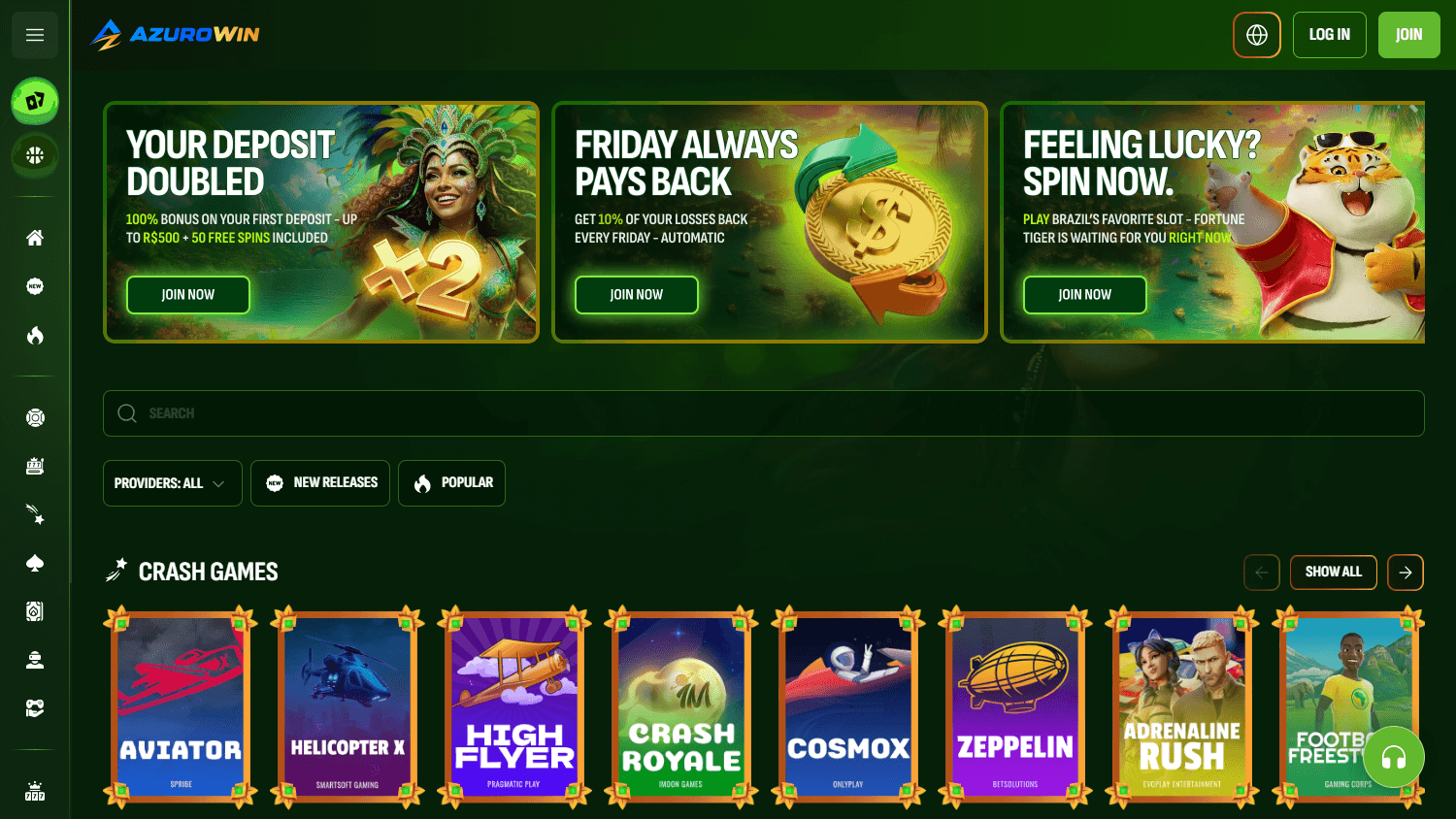 AzuroWin_Casino_homepage_desktop