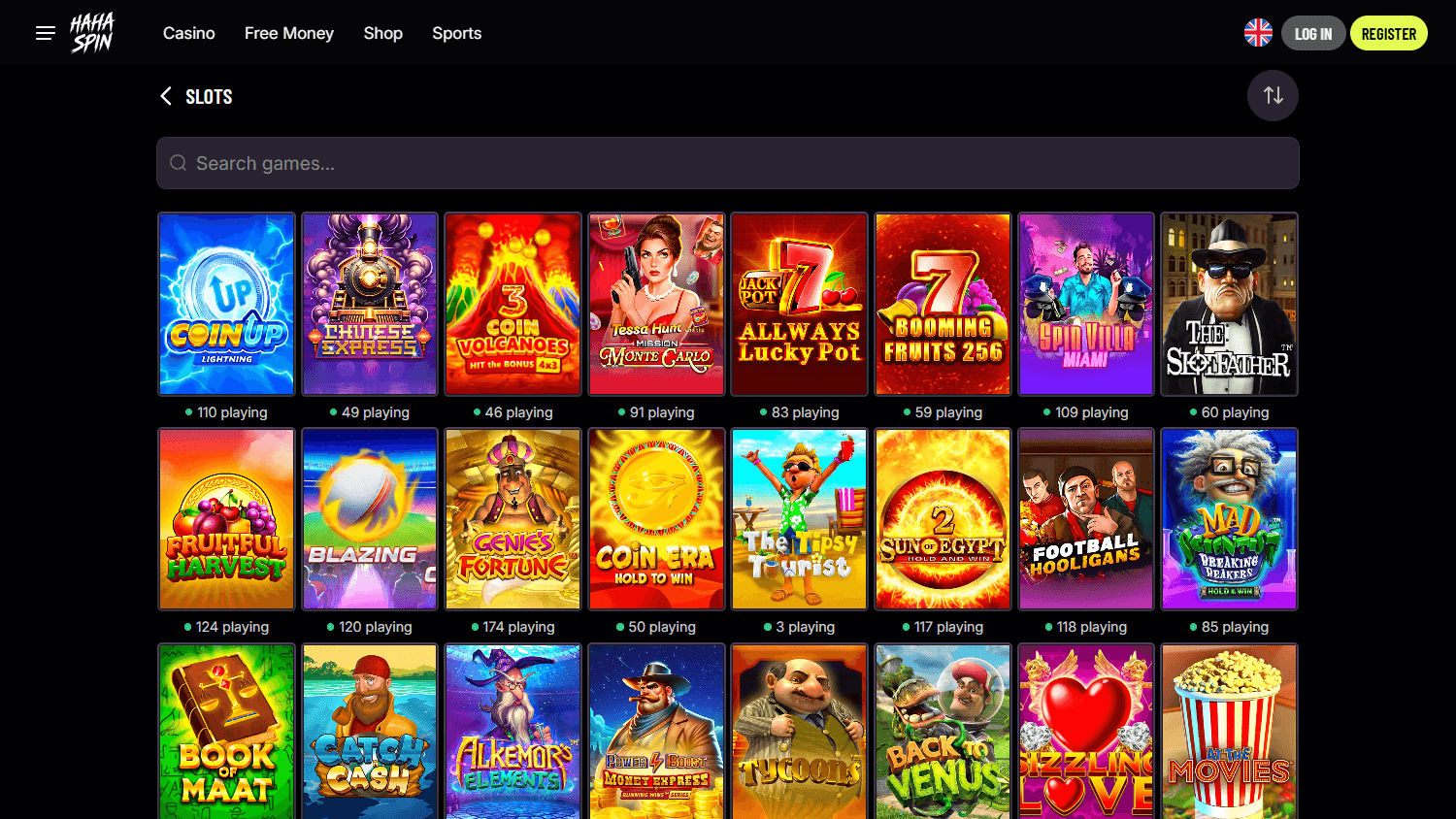HahaSpin_Casino_game_gallery_desktop