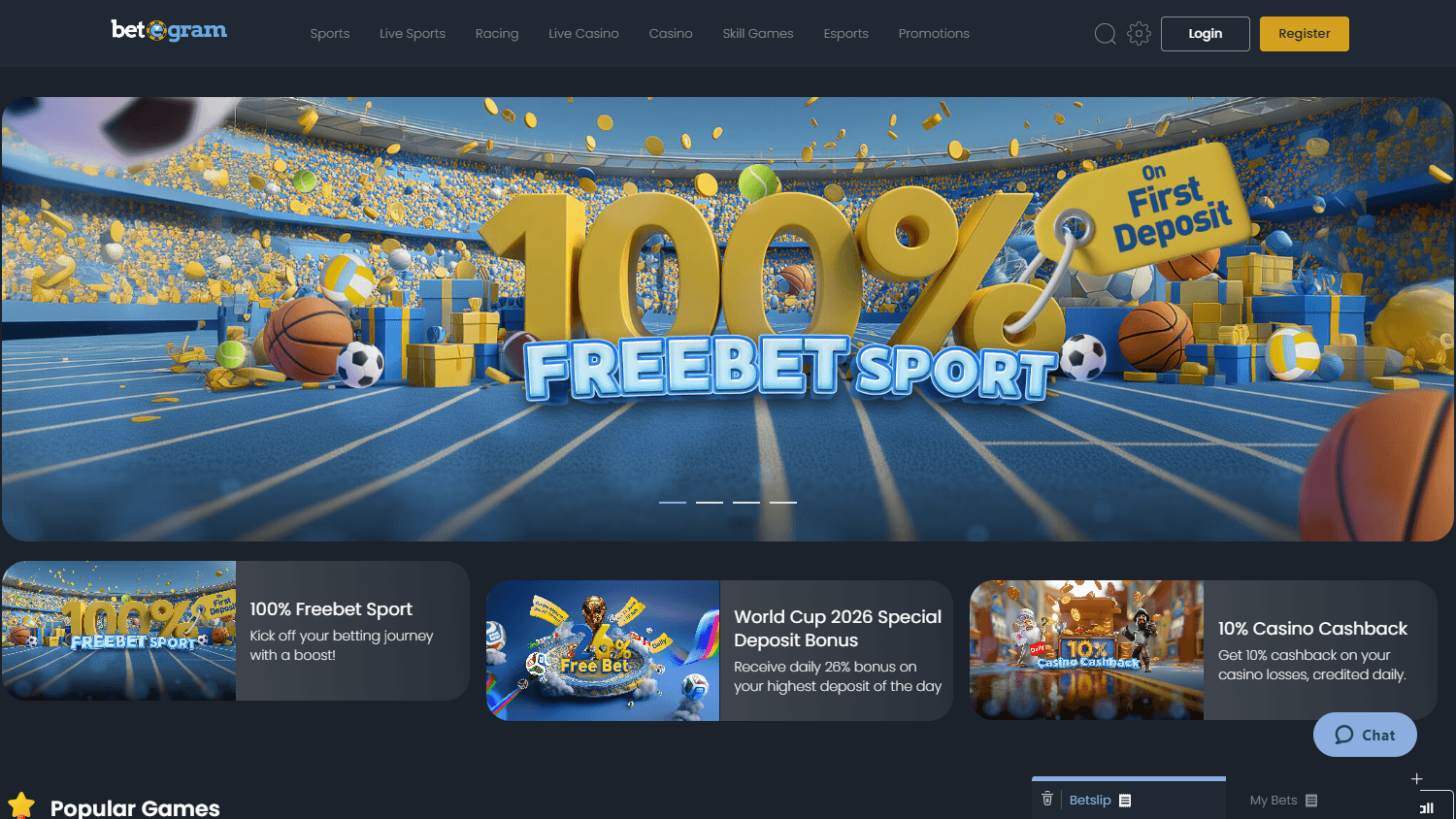 Betegram_Casino_homepage_desktop