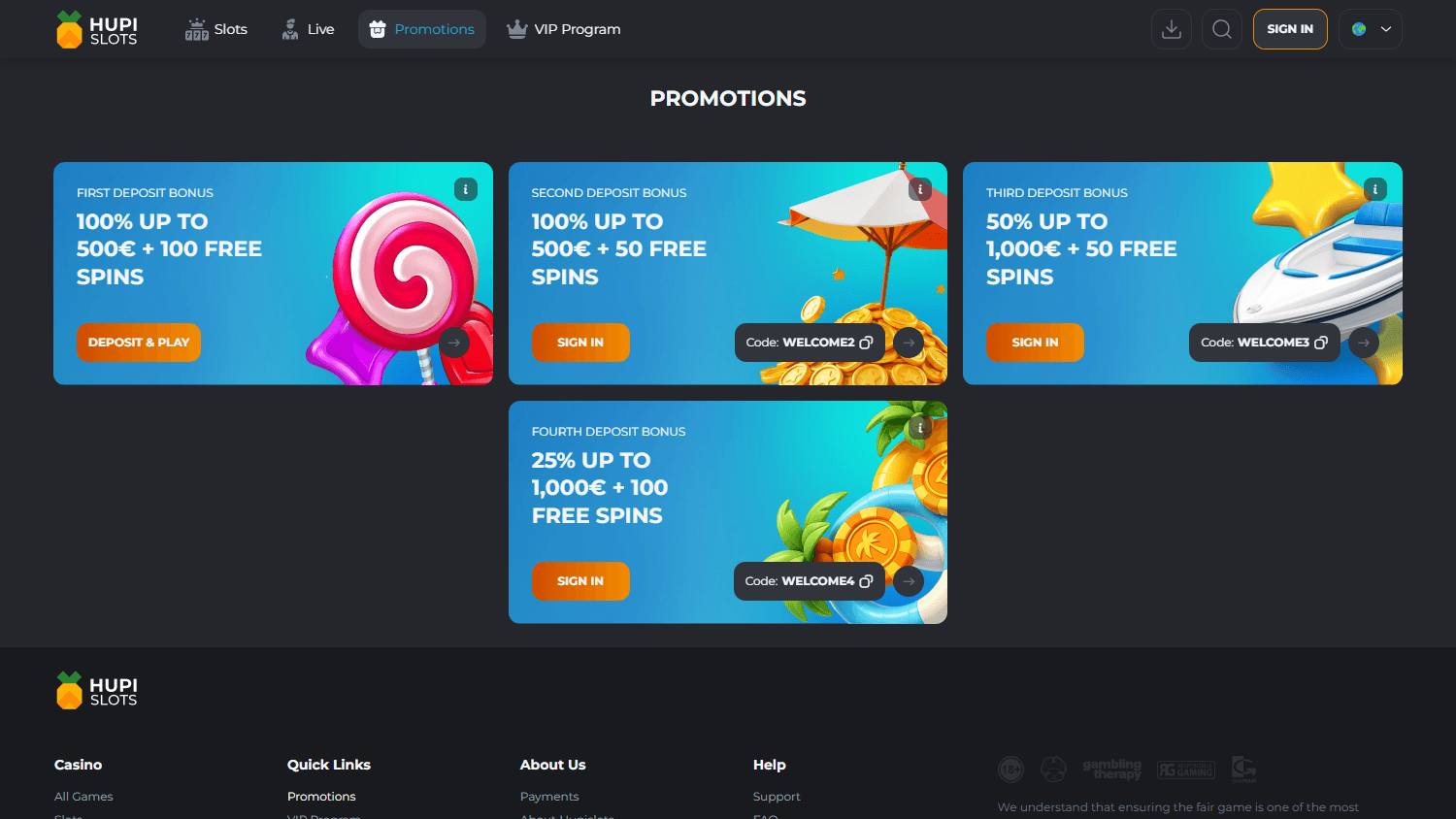 Hupi_Slots_Casino_promotions_desktop
