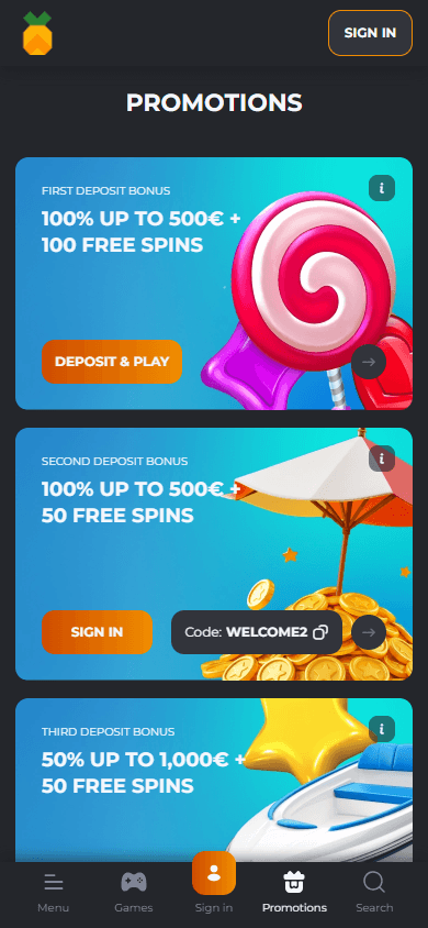 Hupi_Slots_Casino_promotions_mobile