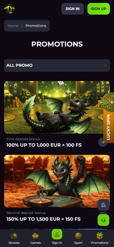 Drakaris_Casino_promotions_mobile