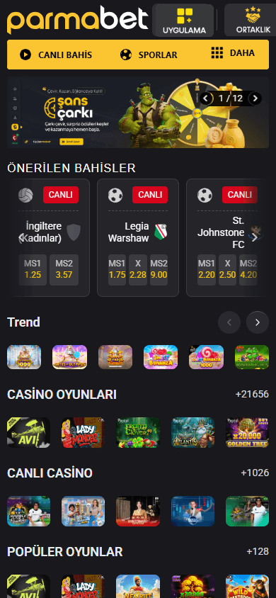 Parmabet_Casino_homepage_mobile