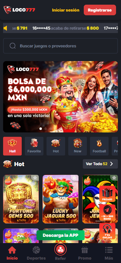 Loco777_Casino_homepage_mobile