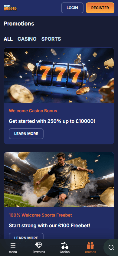 Slots_Hopper_Casino_promotions_mobile