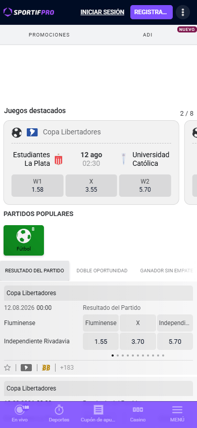 Sportifpro_Casino_homepage_mobile