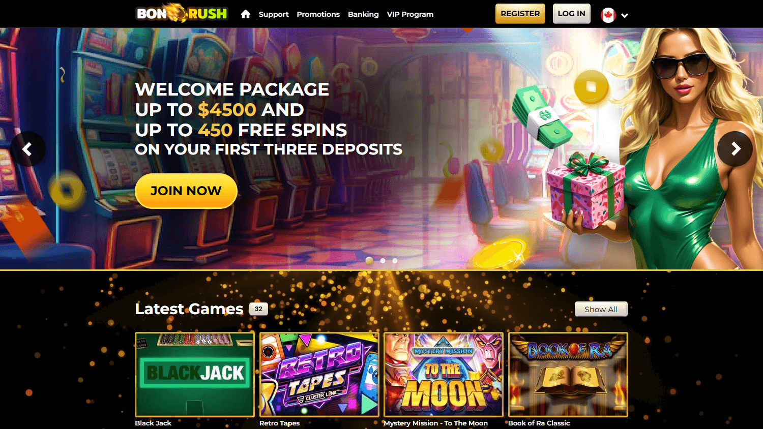Bon_Rush_Casino_homepage_desktop