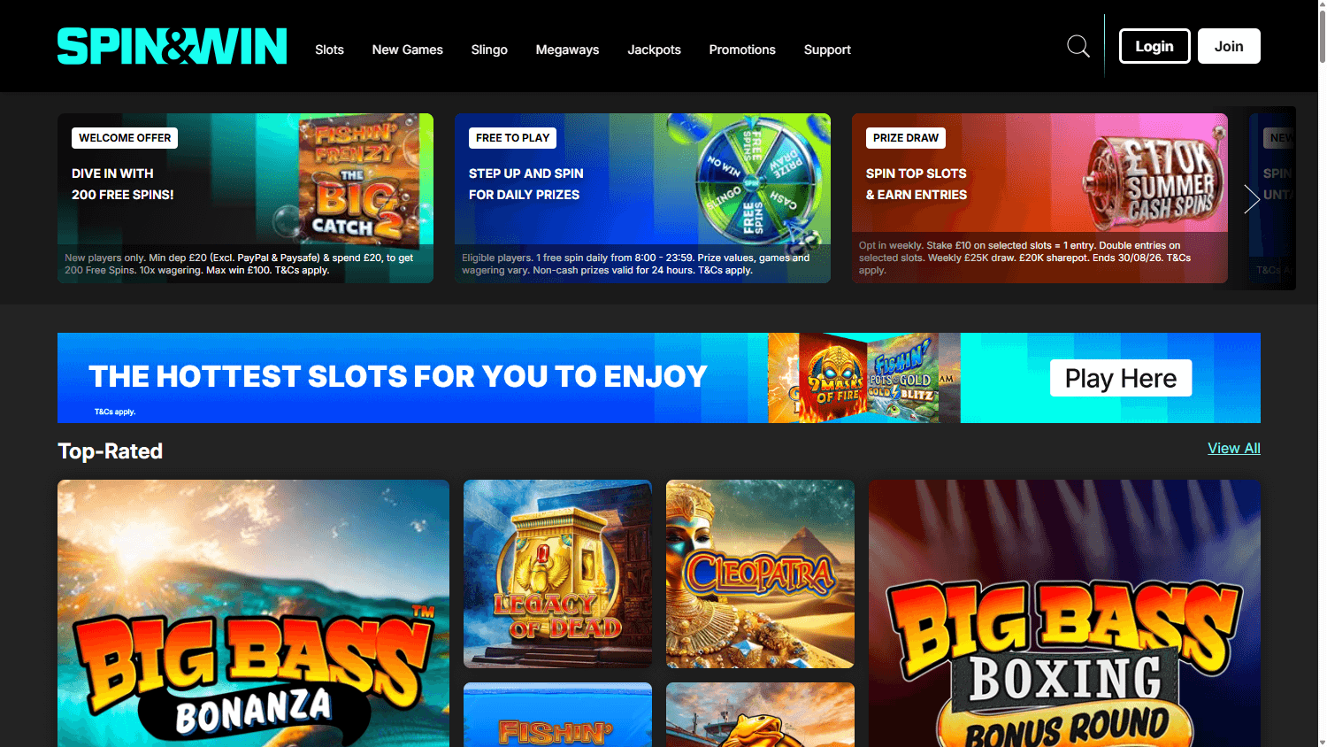 Spin_and_Win_Casino_homepage_desktop