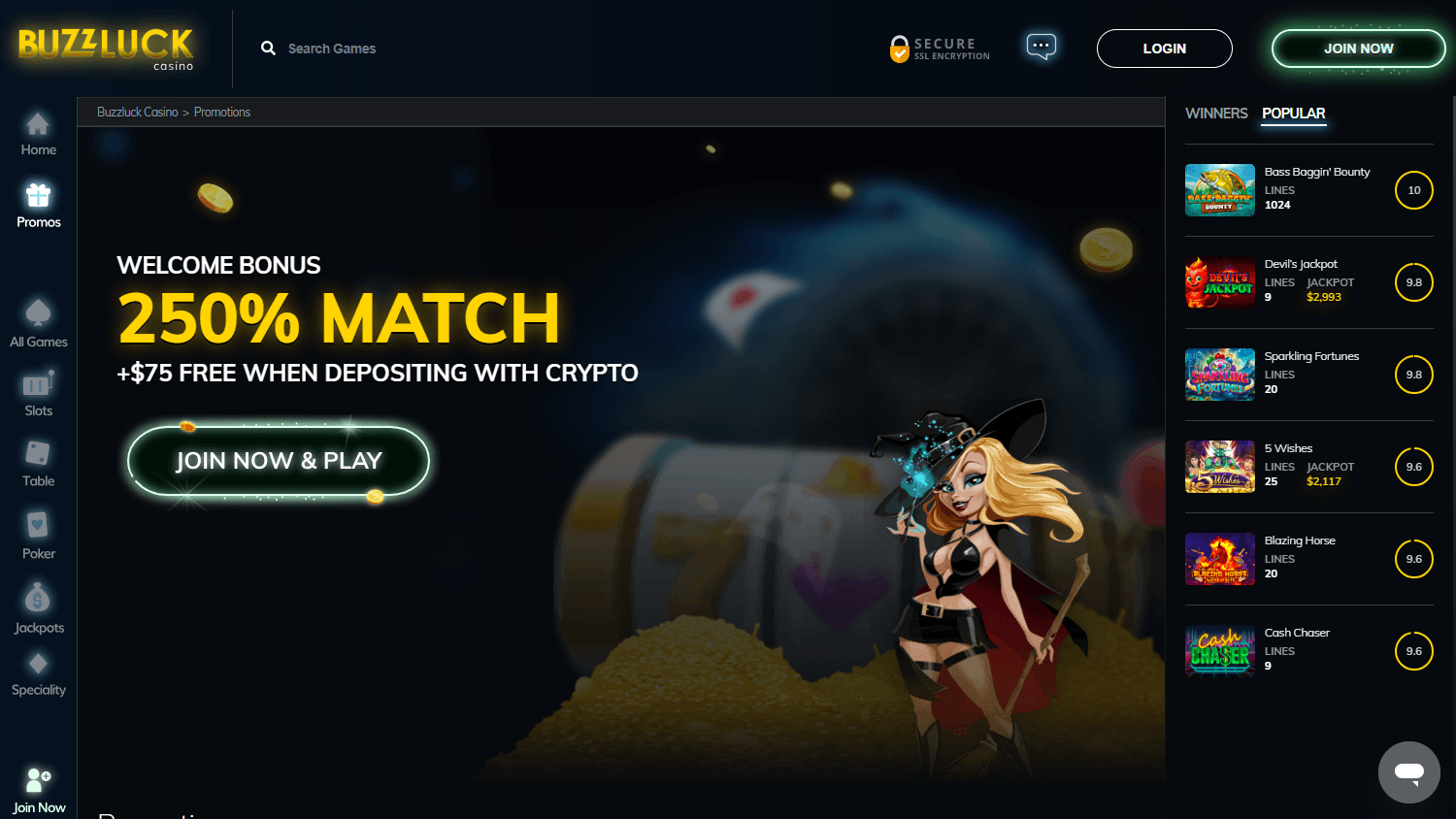 Buzzluck_Casino_promotions_desktop
