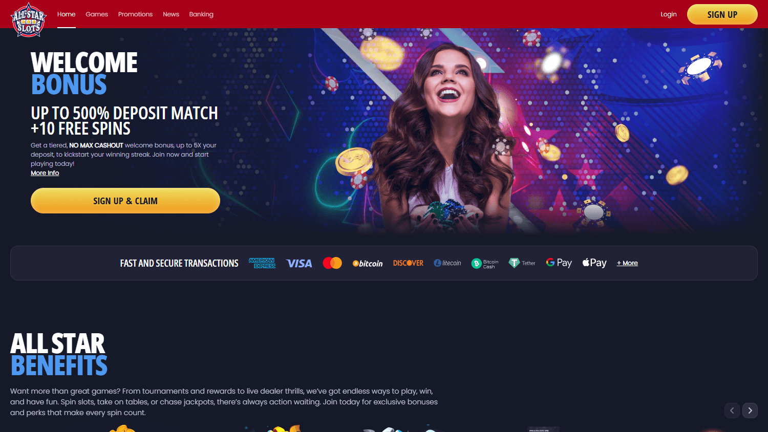 All_Star_Slots_Casino_homepage_desktop