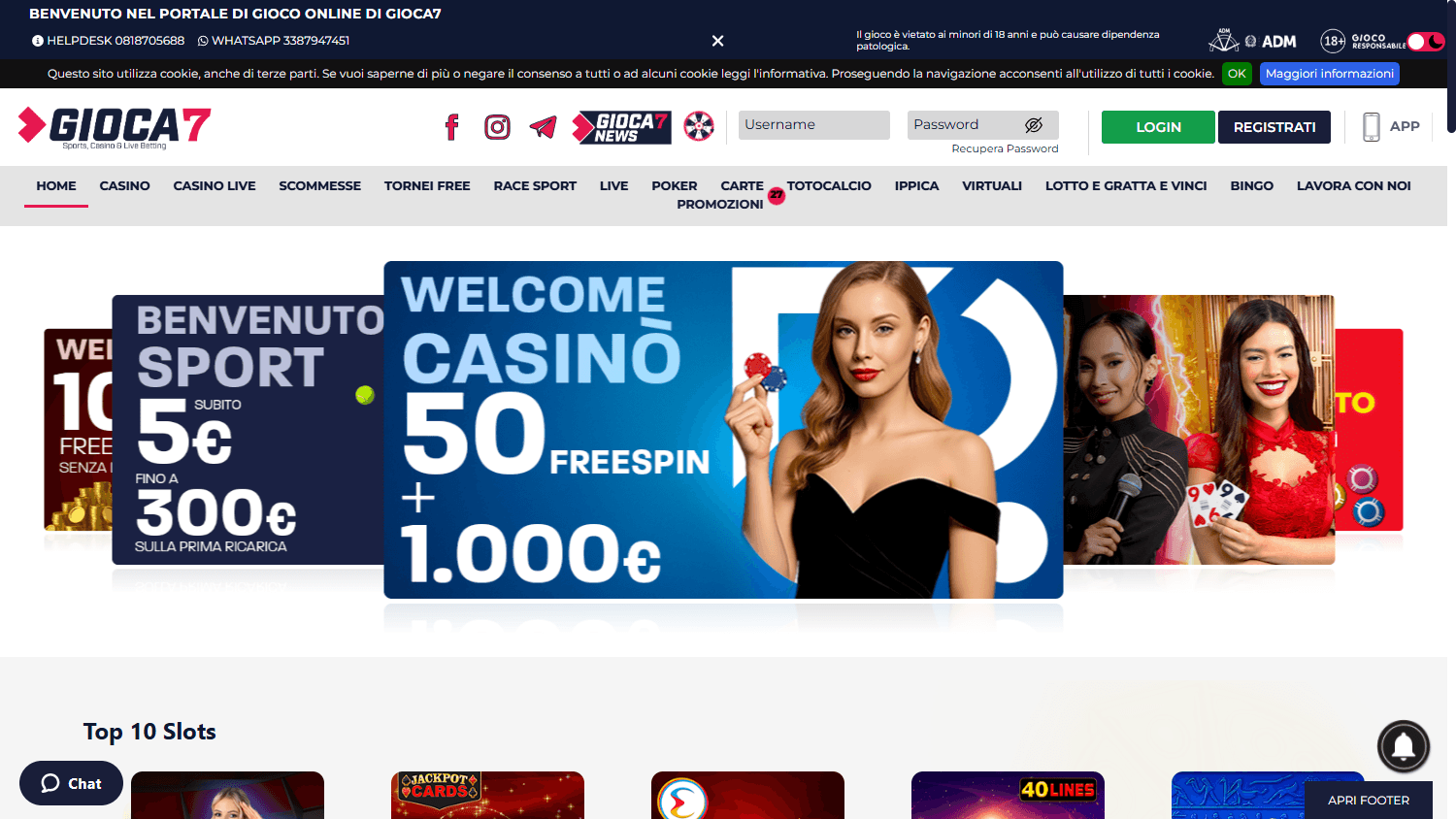 gioca7_casino_homepage_desktop