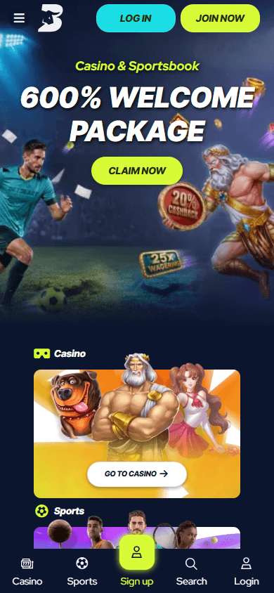 betbeast_casino_homepage_mobile
