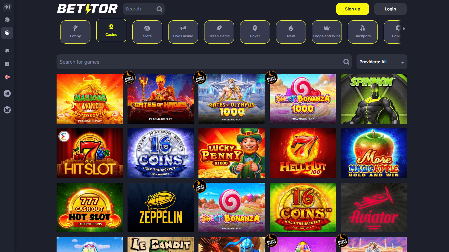 Betitor_Casino_game_gallery_desktop