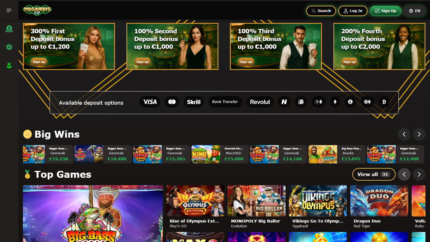MegawaysVIP_Casino_homepage_desktop