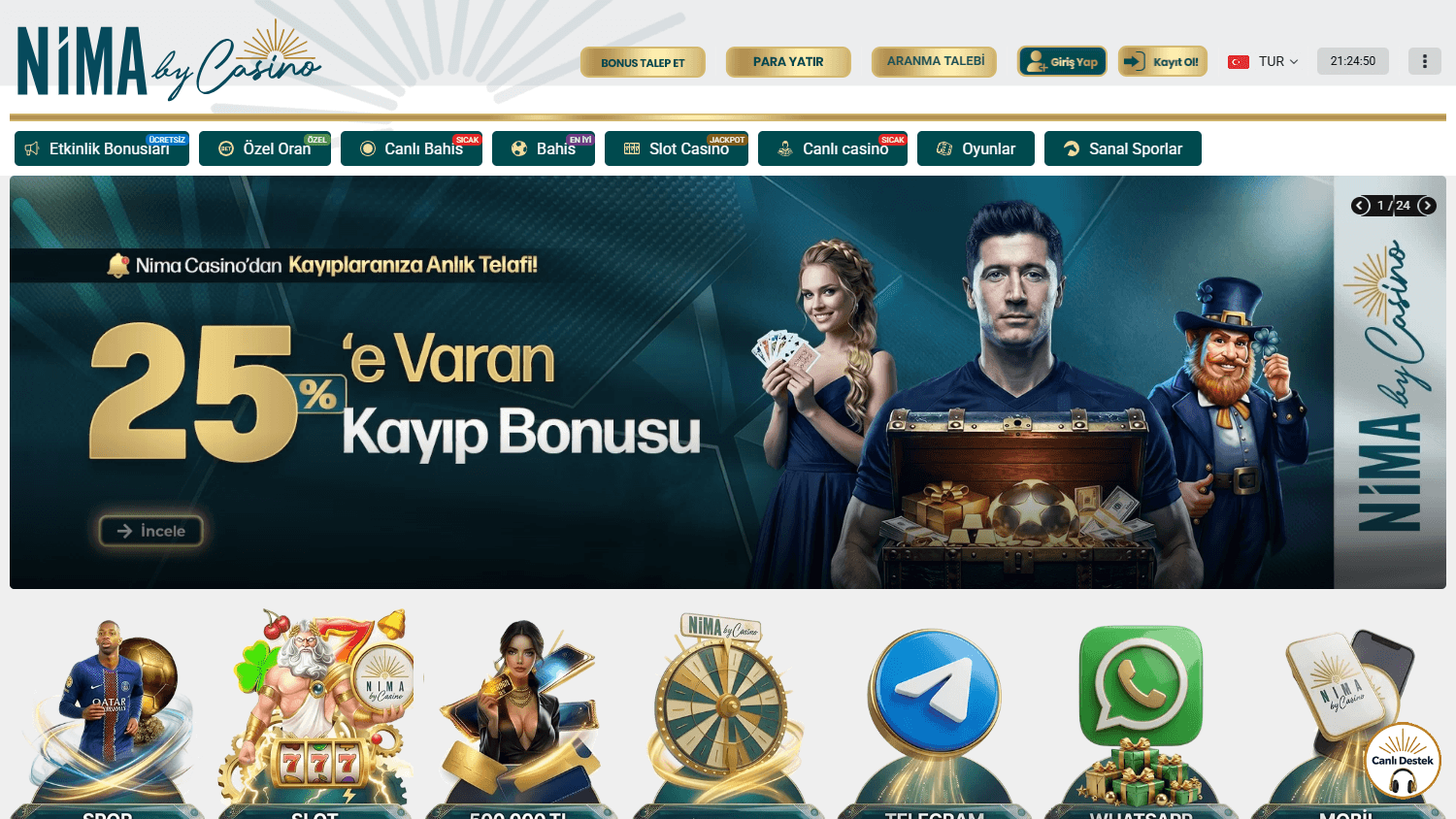 Nima_by_Casino_homepage_desktop