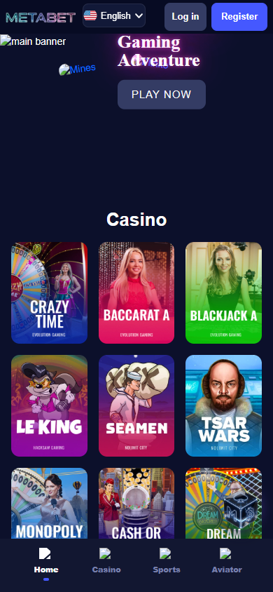 Metabet_Casino_homepage_mobile