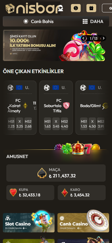 Nisbar_Casino_homepage_mobile