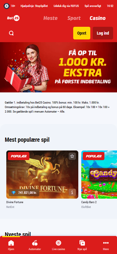 Bet25_Casino_DK_homepage_mobile