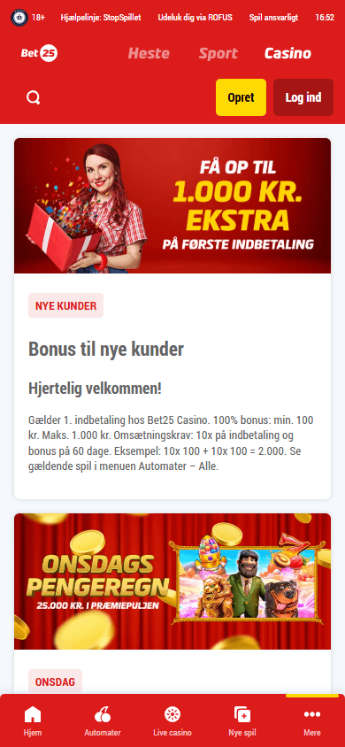 Bet25_Casino_DK_promotions_mobile