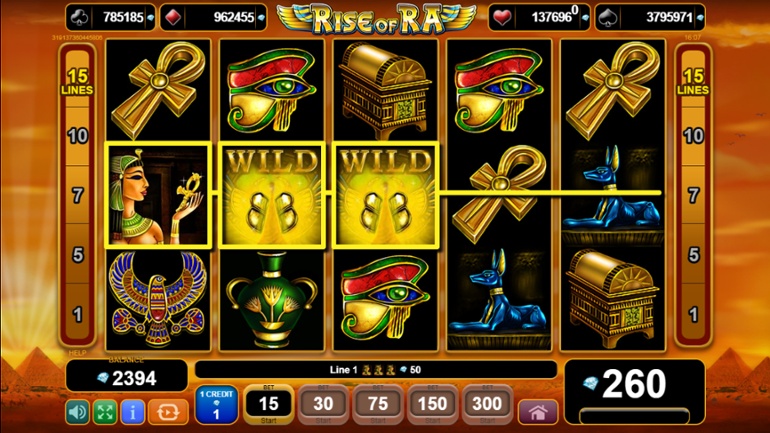 Rise of Ra slot big win