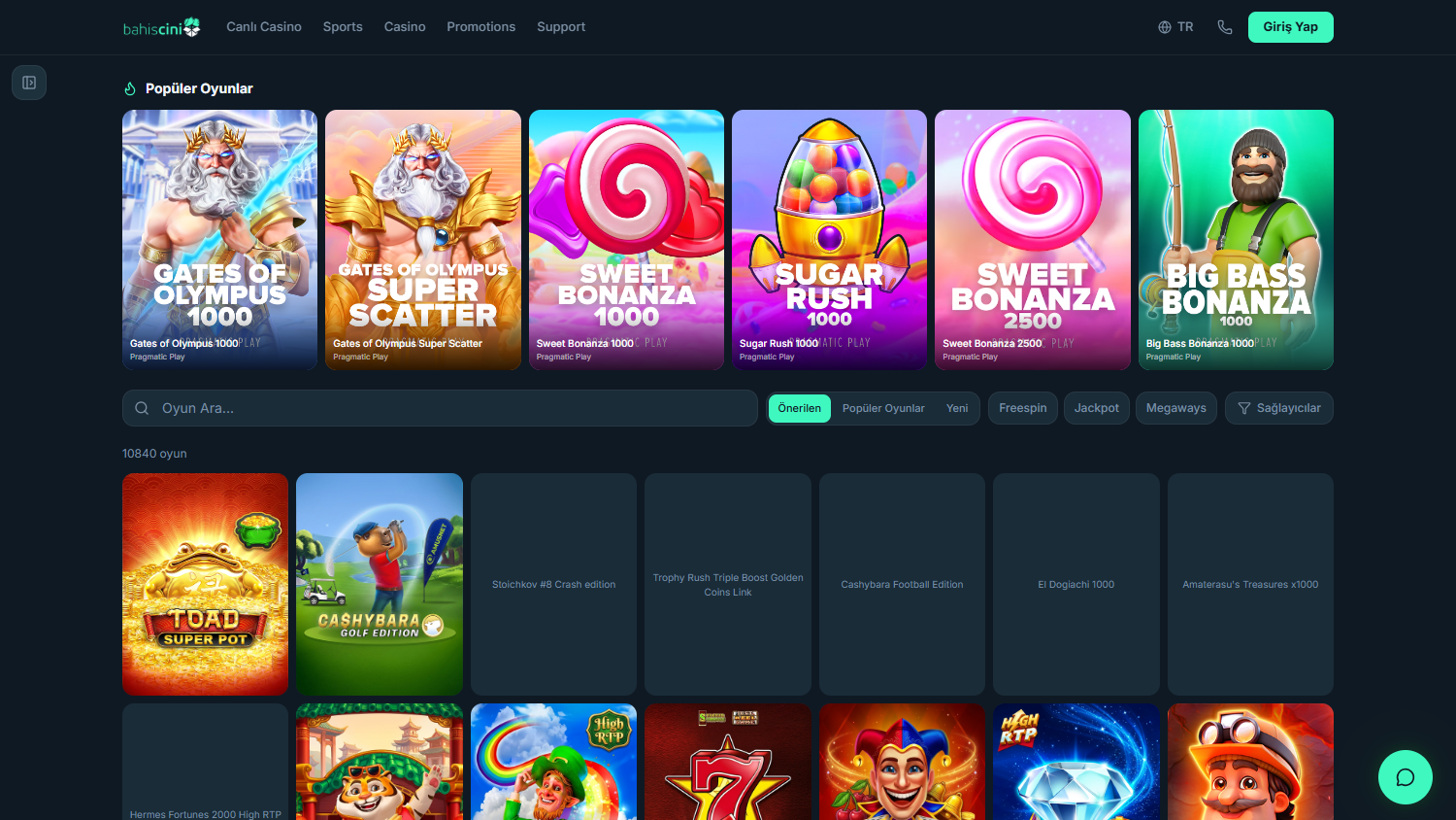 Bahiscini_Casino_game_gallery_desktop
