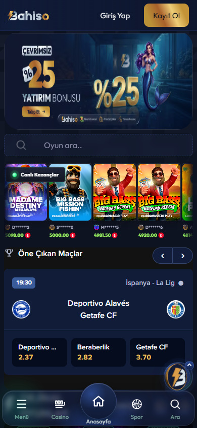 Bahiso_Casino_homepage_mobile