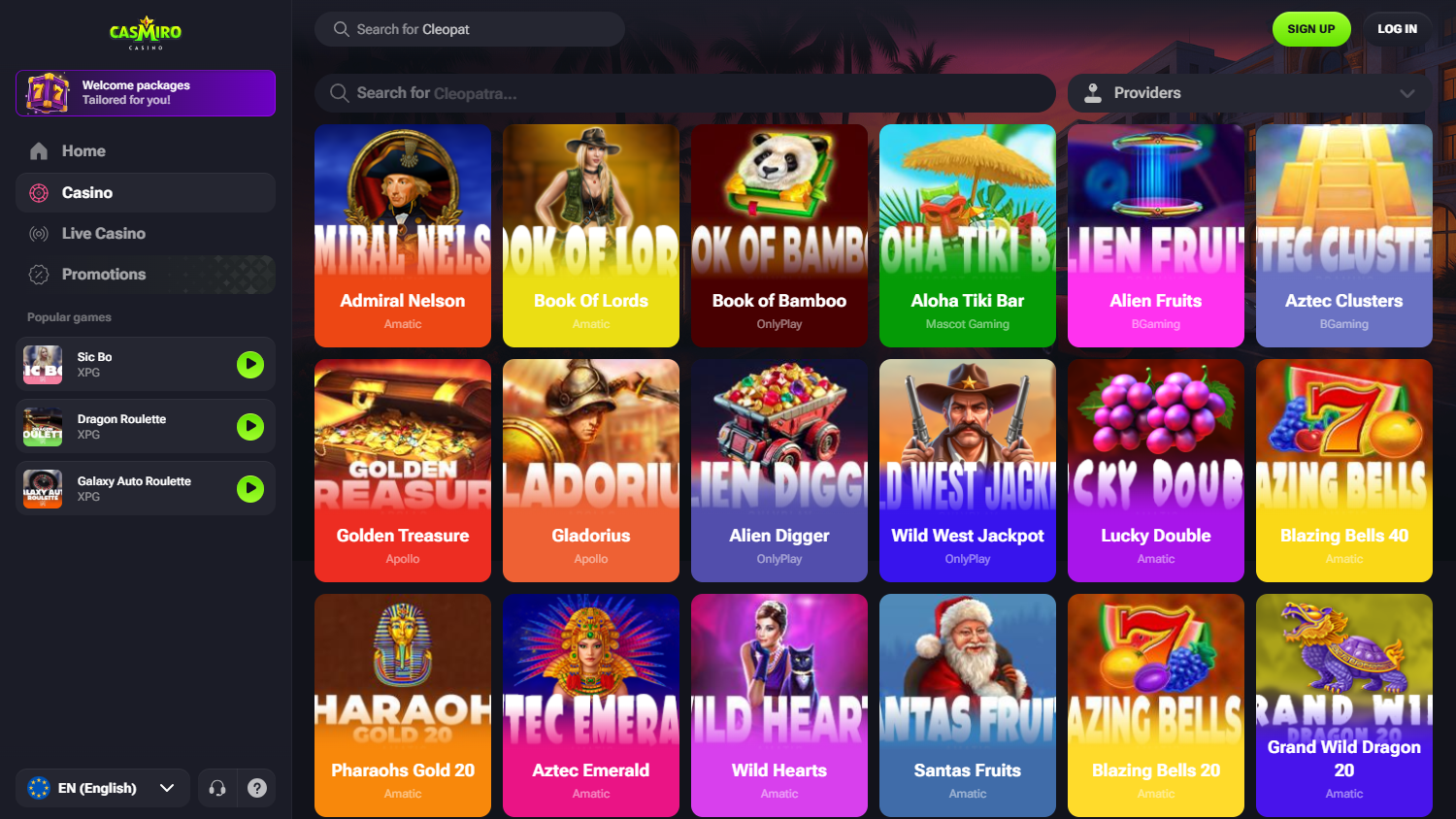 Casmiro_Casino_game_gallery_desktop