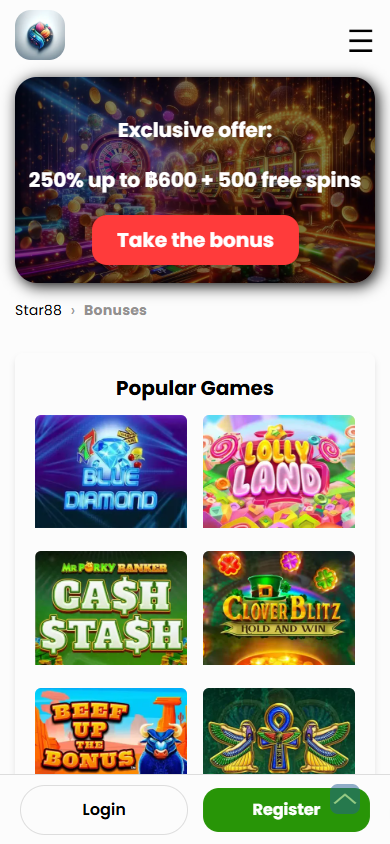 Star88_Casino_homepage_mobile