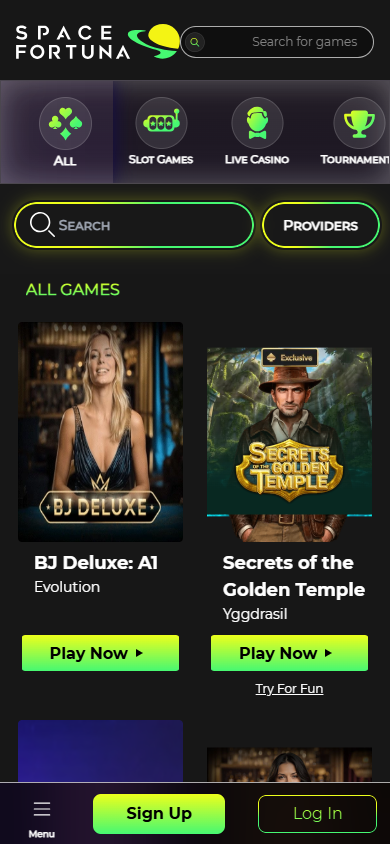 SpaceFortuna_Casino_game_gallery_mobile