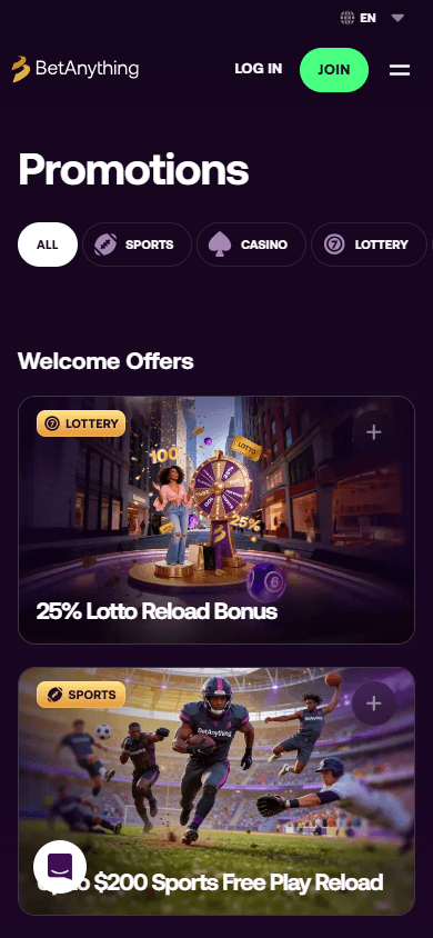 BetAnything_Casino_promotions_mobile