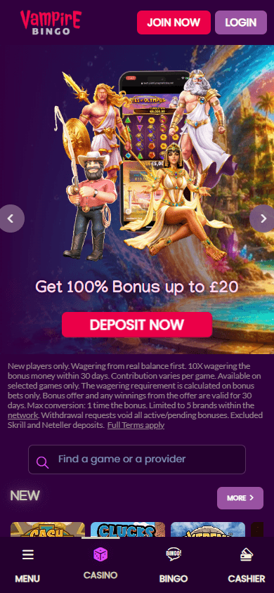 Vampire_Bingo_Casino_homepage_mobile