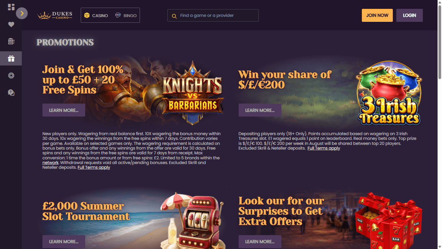 Dukes_Casino_promotions_desktop